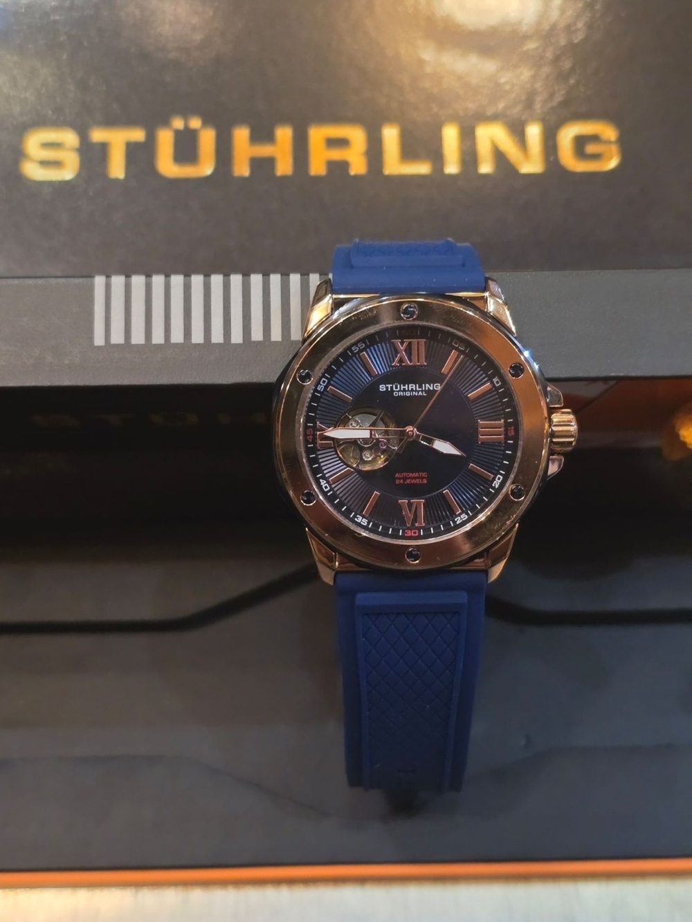 Stuhrling Original Edwardian Automatic 44mm Skeleton